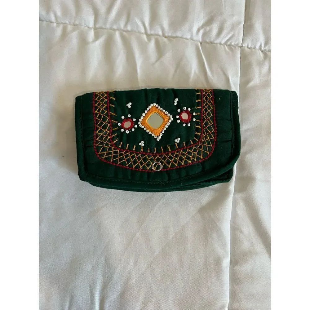 New Indian Wallet Green handmade